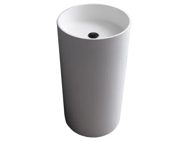 Раковина Uni-Flow Cilindro FS504-450 Matt White слив в стену Sancos — Оригинал