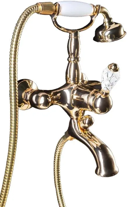 Смеситель для ванны с душем Boheme Crystal 283-CRST Sancos — официальный сайт