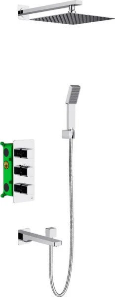 Душевой комплект Timo Petruma SX- 5049/00SM chrome, С ВНУТРЕННЕЙ ЧАСТЬЮ Sancos — Оригинал