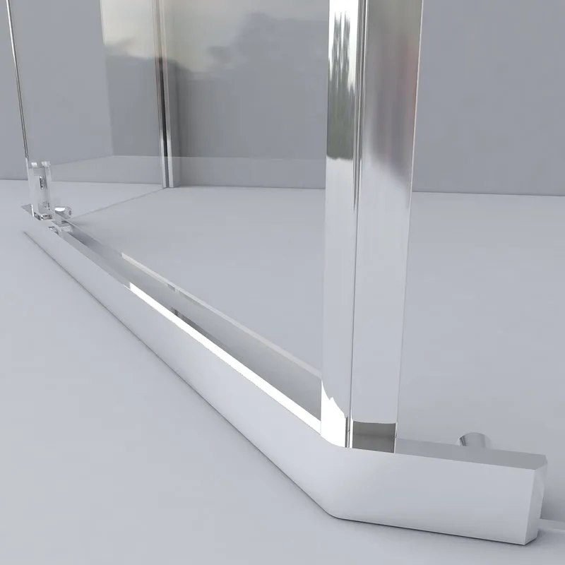 Душевой уголок Vincea Stresa VSP-1S900CH 90x90, профиль хром, стекло шиншилла Sancos — официальный сайт
