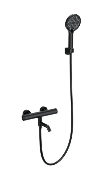 Термостатический смеситель Wonzon & Woghand WW-B3013-A1-MB, для ванны с душем, матовый черный Sancos — Оригинал