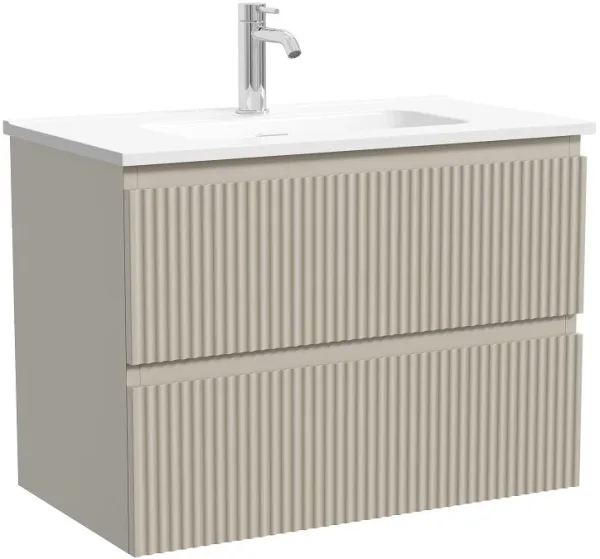 Тумба под раковину Sancos Snob R 70 подвесная Beige soft (капучино), SNR70/39CE Sancos — Оригинал