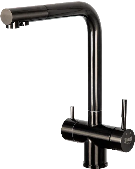 Смеситель для кухни Zorg Inox SZR-7039 GRAFIT графит Sancos — Оригинал
