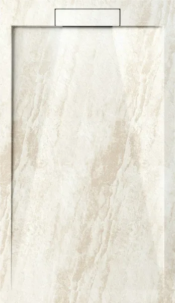 Поддон для душа Esbano Luxe ESPLM128DR бежевый мрамор Sancos — Оригинал