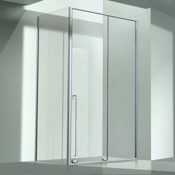Душевой уголок Allen Brau Fantasy 2.0 130x90, профиль хром, стекло прозрачное Sancos — Оригинал