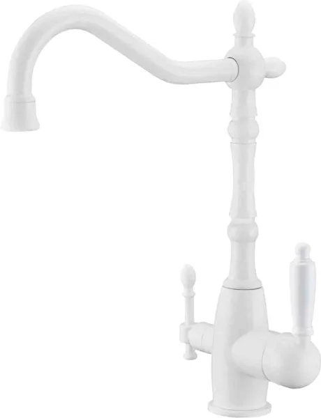 Смеситель для кухни Zorg Sanitary ZR 312 YF-33-white Sancos — Оригинал