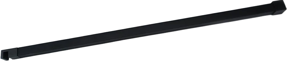 Душевая перегородка Abber Immer Offen AG63100B8 100 см, профиль черный, стекло прозрачное Sancos — официальный сайт