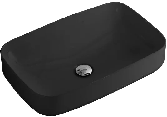 Раковина Kerasan Tribeca 514331 60x38 см, черная матовая Sancos — Оригинал