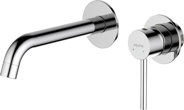 Смеситель для раковины AQUATEK Европа AQ1313CR С ВНУТРЕННЕЙ ЧАСТЬЮ, хром Sancos — Оригинал