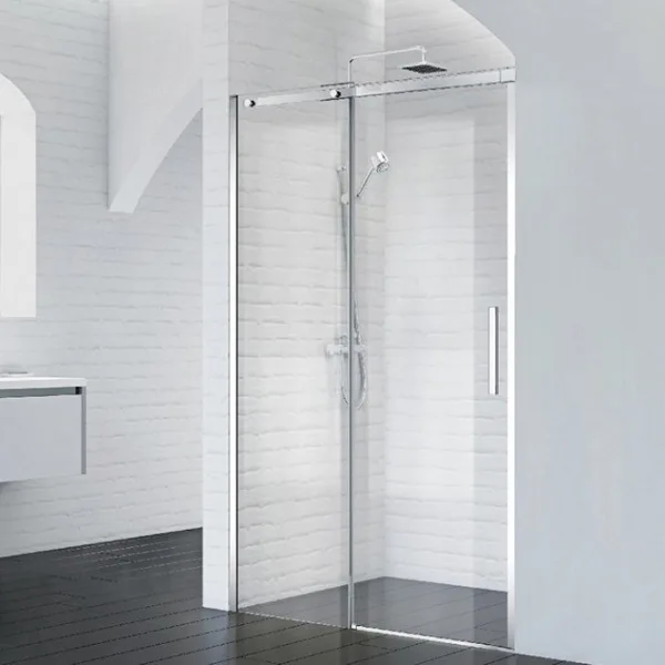 Душевая дверь в нишу BelBagno Acqua -BF-1-150-C-Cr профиль хром Sancos — Оригинал