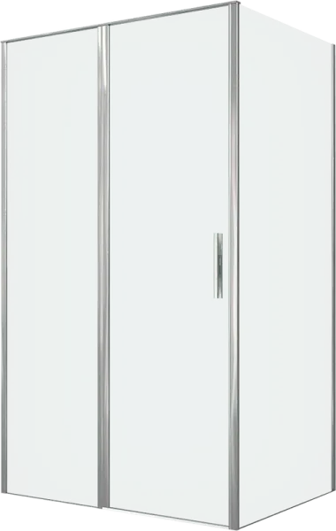 Душевой уголок Allen Brau Priority 120x90, профиль хром, стекло прозрачное Sancos — Оригинал