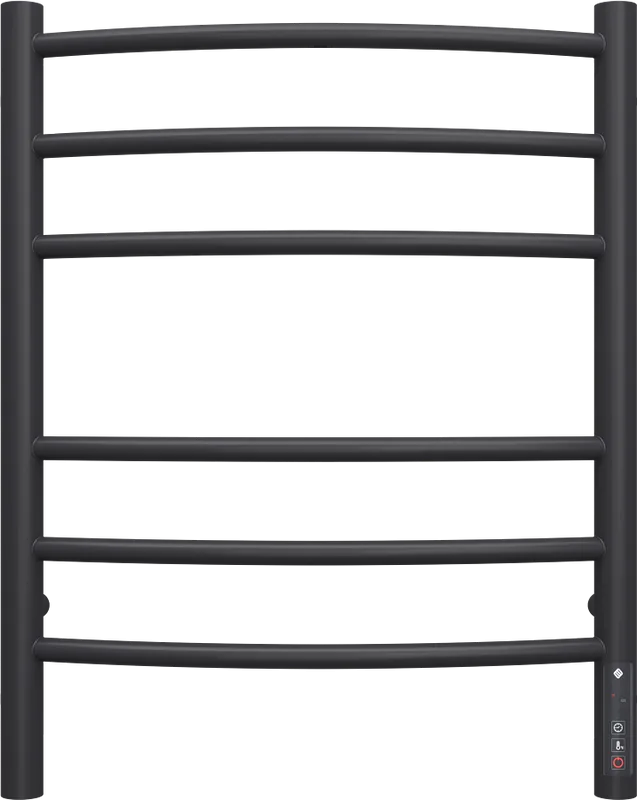 Полотенцесушитель электрический Terminus Классик П6 450x600, матовый чёрный Sancos — официальный сайт