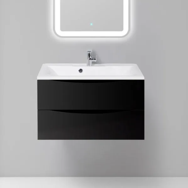Тумба под раковину без столешницы BelBagno Marino 80 nero lucido Sancos — Оригинал