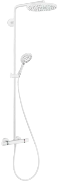 Душевая стойка Hansgrohe Raindance Select S Showerpipe 240 27633700, матовый белый Sancos — Оригинал