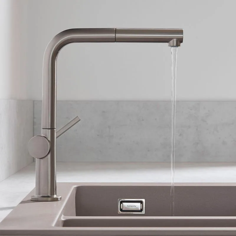 Смеситель для кухни Hansgrohe Talis M54 72809800 сталь Sancos — официальный сайт