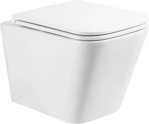 Унитаз подвесной BelBagno Ardente-R BB520CHR BB2322SC с микролифтом, безободковый, глянцевый белый Sancos — Оригинал