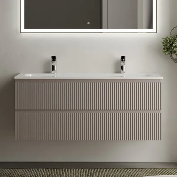 Тумба с раковиной Sancos Snob R 120 см, doha soft, раковина CN7016 Sancos — Оригинал