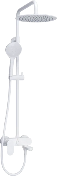 Душевая стойка Wasserkraft Mindel 8500 A185.257.155.WM, белая Sancos — Оригинал