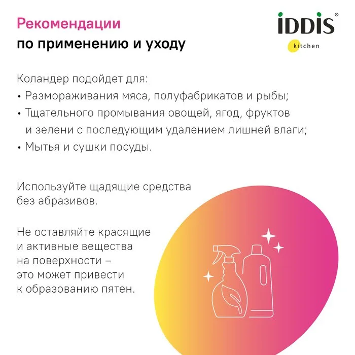 Коландер IDDIS Kitchen Line KOL23GMi59 для моек, графит Sancos — официальный сайт