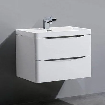 Тумба под раковину без столешницы BelBagno Ancona-N 80 bianco lucido подвесная Sancos — Оригинал
