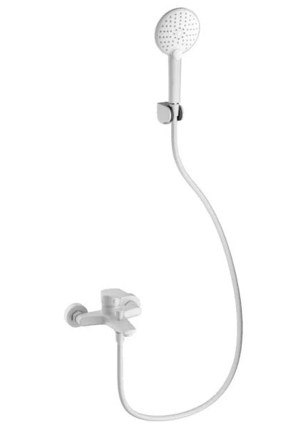 Смеситель для ванны с душем Wonzon & Woghand WW-A30891-MW, матовый белый Sancos — Оригинал