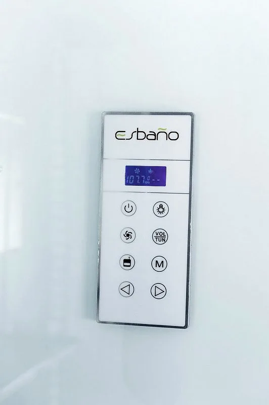 Душевая кабина Esbano Led ESKL90CR Sancos — официальный сайт