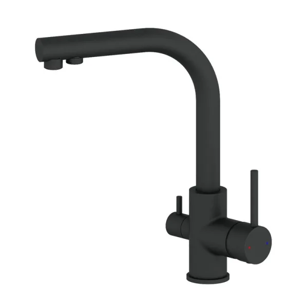 Смеситель для кухни Wonzon & Woghand WW-88458005-MB матовый черный Sancos — Оригинал