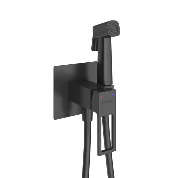 Гигиенический душ BelBagno Luce LUC-HGN-NERO, со смесителем, черный матовый Sancos — Оригинал