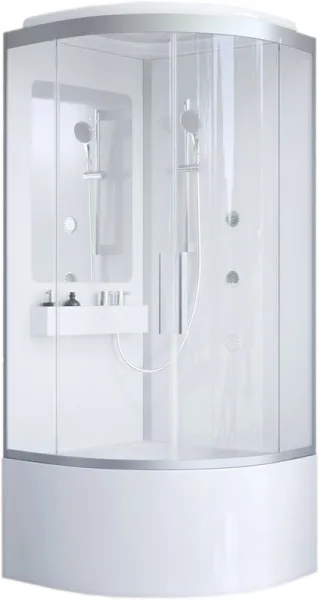 Душевая кабина AM.PM Like W80C-019A-090MTA с высоким поддоном, с сиденьем Sancos — Оригинал