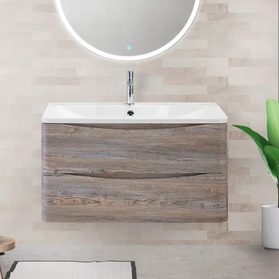Тумба под раковину без столешницы BelBagno Acqua 80 подвесная, pino scania Sancos — Оригинал