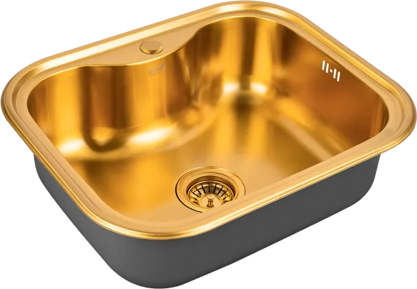 Мойка кухонная Zorg Inox PVD SZR 5848 BRONZE бронза Sancos — Оригинал