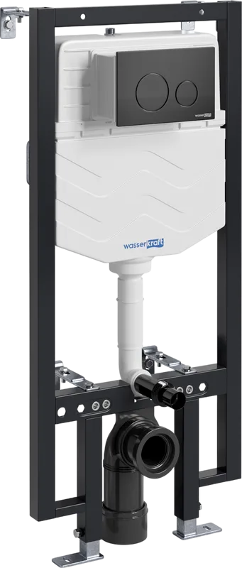 Система инсталляции для унитазов Wasserkraft Vils 56TLT.010.ME.MB02, с кнопкой смыва матовой черной Sancos — официальный сайт