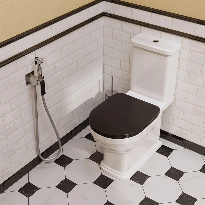 Гигиенический душ KERAMA MARAZZI Fioretto V253CR442RUKM со смесителем, С ВНУТРЕННЕЙ ЧАСТЬЮ, хром Sancos — официальный сайт
