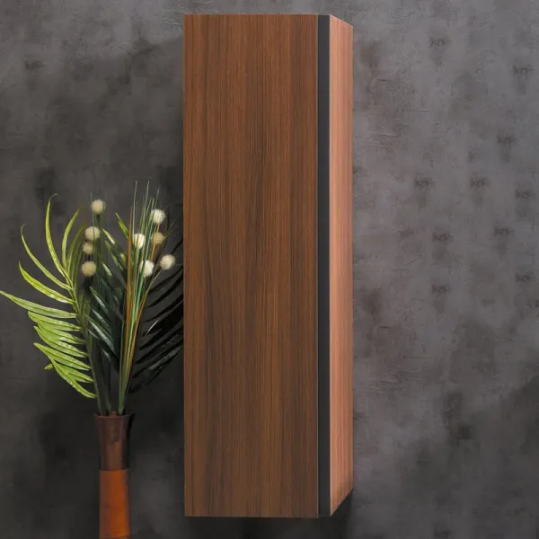 Шкаф-пенал для ванной Armadi Art Capolda dark wood Sancos — Оригинал