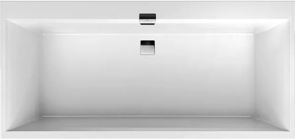 Акриловая ванна Villeroy & Boch Squaro Edge 12 UBQ180SQE2DV-01 180x80 см, встраиваемая, цвет альпийс Sancos — Оригинал