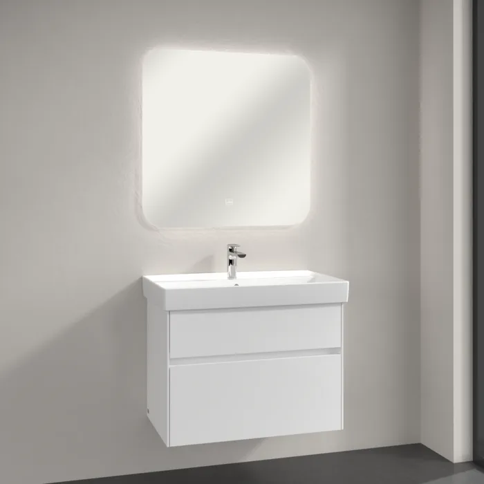 Зеркало Villeroy & Boch More to See Lite A4628000 80х80 с LED-подсветкой, 6500 K Sancos — официальный сайт
