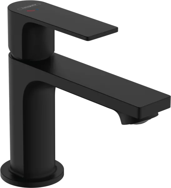 Смеситель для раковины Hansgrohe Rebris E 72554670 технология CoolStart, матовый черный Sancos — Оригинал