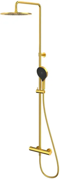 Душевая стойка WHITECROSS Y Y1254TOPGLB, брашированное золото Sancos — Оригинал