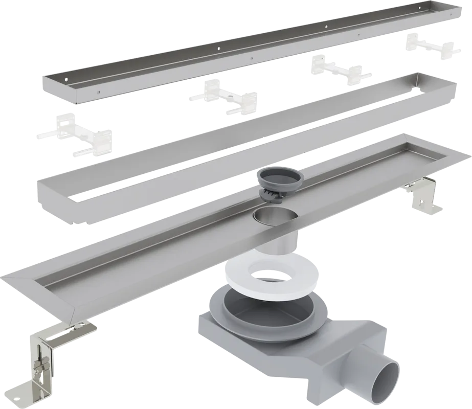 Душевой трап (лоток) Plumberia Selection PST In-Tile 60 см, нержавеющая сталь матовая Sancos — официальный сайт