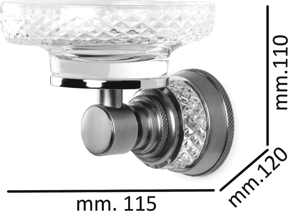 Мыльница Boheme Aura 10243-CR chrome Sancos — официальный сайт