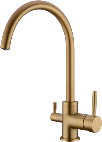 Смеситель для кухни Emar PVD ECB - 3007 PVD Golden Sancos — Оригинал