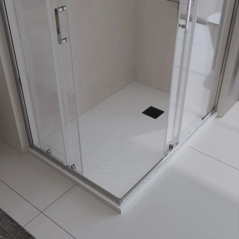 Поддон для душа BelBagno Uno TRAY-MR-UNO-AH-100/80-35-W-NO 100х80, белый, с сифоном Sancos — официальный сайт