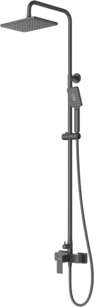 Душевая стойка Cezares Slider SLIDER-CD-NOP, со смесителем, матовый черный Sancos — Оригинал