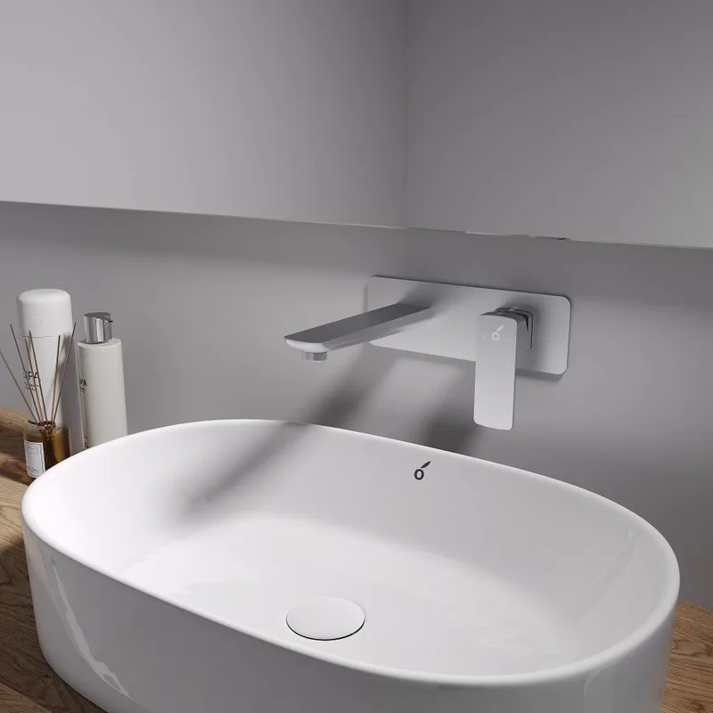 Смеситель для раковины Oliveeka D OL-869003-BN С ВНУТРЕННЕЙ ЧАСТЬЮ, никель матовый Sancos — официальный сайт