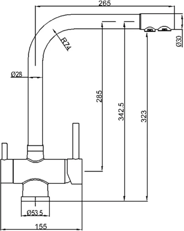 Смеситель для кухни Zorg Sanitary ZR 348 YF BR Sancos — официальный сайт