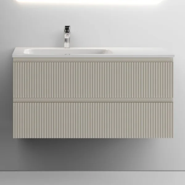 Тумба с раковиной Sancos Snob T 100 см, L, beige soft Sancos — Оригинал
