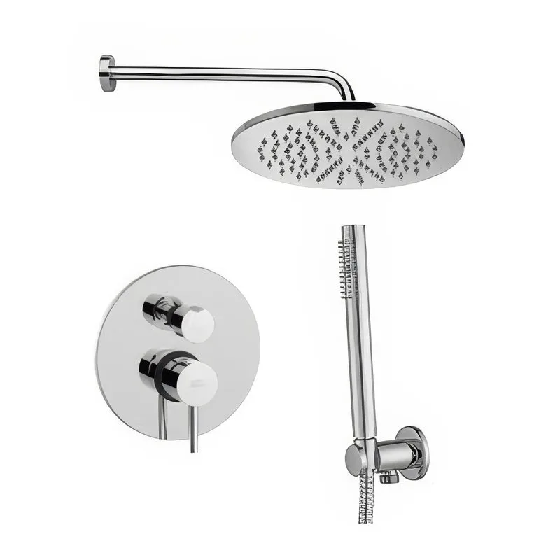 Душевой комплект Paffoni Light KITLIG018CRKING, С ВНУТРЕННЕЙ ЧАСТЬЮ, хром Sancos — официальный сайт