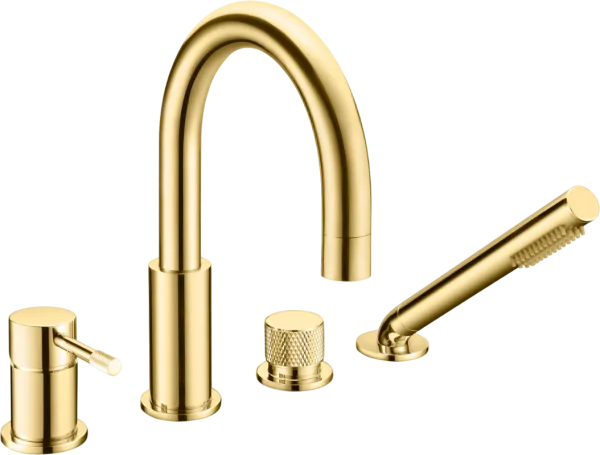 Смеситель на борт ванны Boheme Uno 460-G, gold Sancos — Оригинал