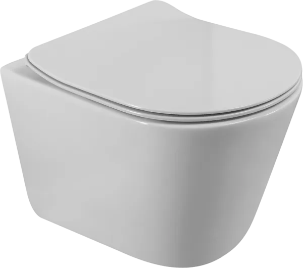 Унитаз подвесной BelBagno Flay-r BB053CH-TOR-FC BB2034SC с микролифтом, безободковый, белый Sancos — Оригинал