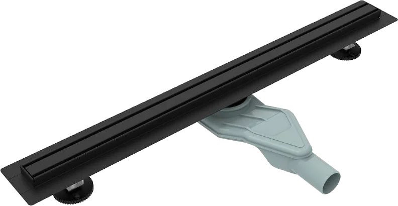 Душевой трап (лоток) Esbano Slim Side, 80 cм, матовый черный Sancos — официальный сайт